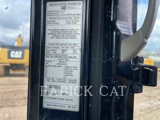 Caterpillar 316EL, Crawler Excavator, 8277 hours, S/N: DZW01022, 2014 - Image 8