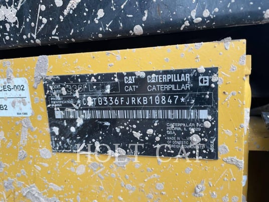 Caterpillar 336FL TC, Crawler Excavator, 3923 hours, S/N: RKB10847, 2018 - Image 6