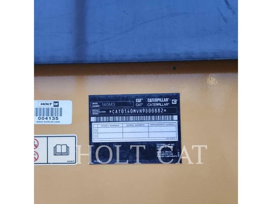 Caterpillar 140M3, Motor Grader, 3494 hours, S/N: N9D00882, 2017 - Image 6
