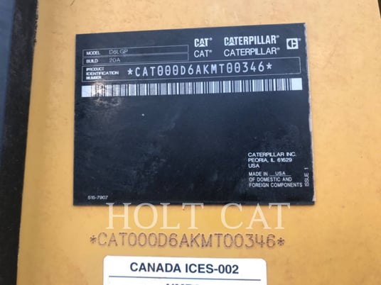 Caterpillar D6 LGP, Crawler Dozer, 3235 hours, S/N: KMT00346, 2019 - Image 6
