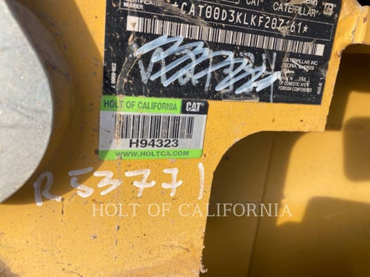 Caterpillar D3K2, Crawler Dozer, 625 hours, S/N: KF207161, 2019 - Image 6