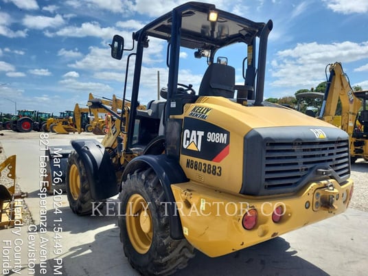 Cat 908, Wheel Loader, 1166 hours, S/N: H8803883, 2019 - Image 4