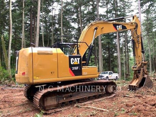 Caterpillar 316F L, Crawler Excavator, 5030 hours, S/N: YDL20052, 2018 - Image 3