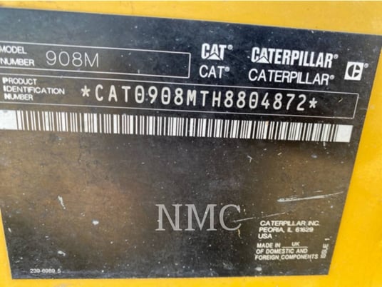 Cat 908M, Wheel Loader, 4681 hours, S/N: H8804872, 2021 - Image 6