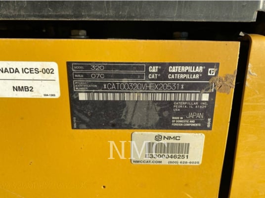 Caterpillar 320, Crawler Excavator, 5966 hours, S/N: HEX20531, 2020 - Image 6