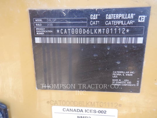 Caterpillar D6, Crawler Dozer, 771 hours, S/N: KMT01112, 2023 - Image 7