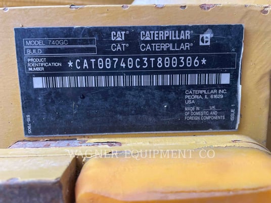 Caterpillar 740GC, Articulated Truck, 5165 hours, S/N: 3T800306, 2020 - Image 6