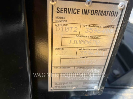 Caterpillar D10T2, Crawler Dozer, 592 hours, S/N: JJW00670, 2023 - Image 6