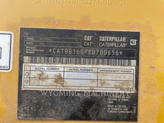 Caterpillar 160 AWD, Motor Grader, 661 hours, S/N: EB700656, 2024 - Image 6