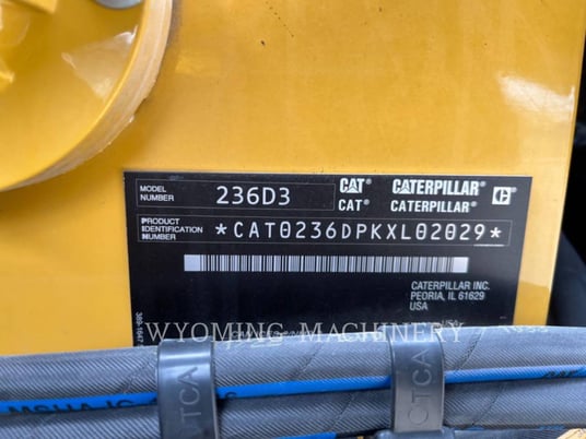 Cat 236D3, Skid Steer Loader, 127 hours, S/N: KXL02029, 2022 - Image 6