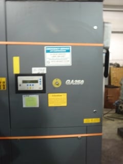 1314 cfm, 125 psi, Atlas Copco #GA250, air cooled, 480 V., 2005, #A-1793 - Image 3
