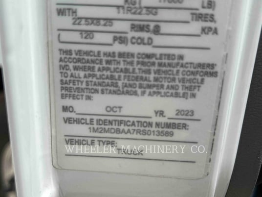 Mack WT2000 A, Water Truck, 103 hours, S/N: 1M2MDBAA7RS013589, 2024 - Image 6
