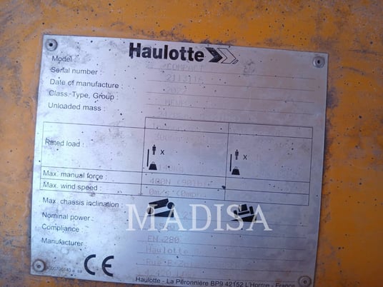 Haulotte COMPACT 12, Lift Scissor, 200 hours, S/N: 2113116, 2022 - Image 5