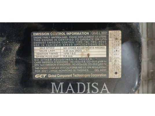 Caterpillar Lift Trucks GP40N1-LE, Forklift, 5432 hours, S/N: AT4011716, 2022 - Image 7