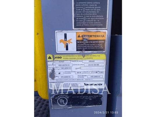 Caterpillar Lift Trucks ECR327, Forklift, 1443 hours, S/N: 82803457, 2019 - Image 6