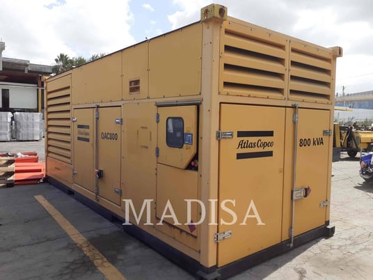 640 KW Atlas QAC800, Mobile Generator Set, Diesel, 1800 RPM, 480V, 1586 hours, 2011 - Image 1