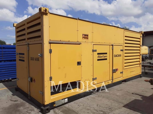 640 KW Atlas QAC800, Mobile Generator Set, Diesel, 1800 RPM, 480V, 1586 hours, 2011 - Image 2