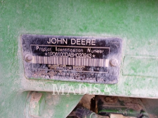 John Deere 6110D, Tractor, S/N: 1P06100DABH020943, 2011 - Image 5