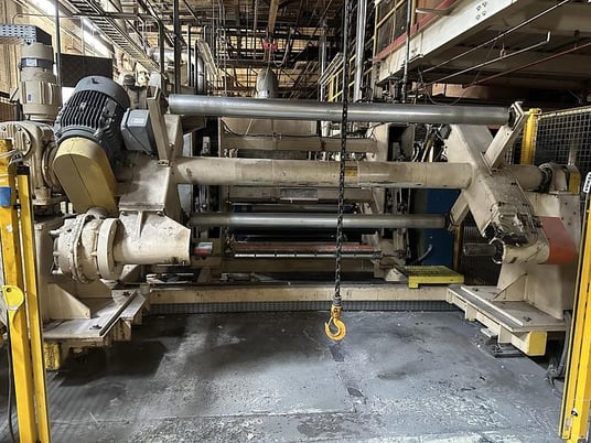 Black Clawson #21-314, 65" turret unwind, 50" diameter with splicer - Image 2