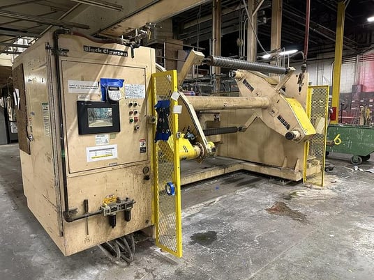 Black Clawson, 65" turret unwind, 50" diameter with splicer - Image 1