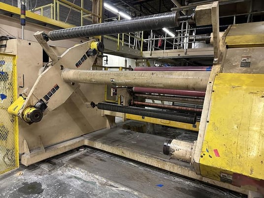 Black Clawson, 65" turret unwind, 50" diameter with splicer - Image 3
