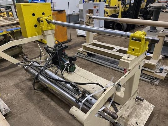 52" Duplex slitter rewinder with score slitter & edge guide unwind stand - Image 1