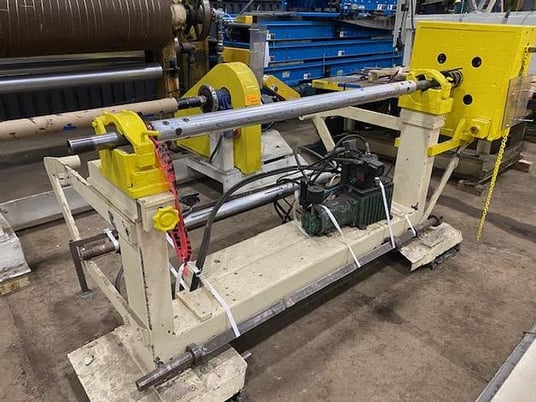 52" Duplex slitter rewinder with score slitter & edge guide unwind stand - Image 2