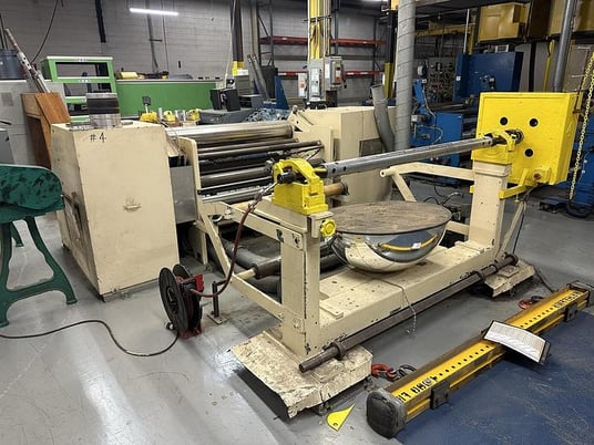 52" Duplex slitter rewinder with score slitter & edge guide unwind stand - Image 5