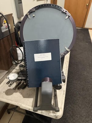 Microvu #500HP, comparator, 117 Volts, 3 Amps, 50-60 CPS, S/N 24740 - Image 4