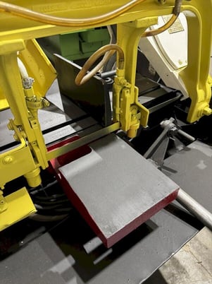 10" x 16" Wellsaw #1000, horizontal metal cutting bandsaw, 1HP, 11' 6" x 1" x .035" blade, S/N 5512,1985 - Image 3