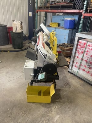 10" x 16" Wellsaw #1000, horizontal metal cutting bandsaw, 1HP, 11' 6" x 1" x .035" blade, S/N 5512,1985 - Image 5