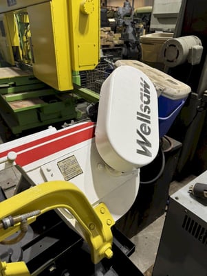 10" x 16" Wellsaw #1000, horizontal metal cutting bandsaw, 1HP, 11' 6" x 1" x .035" blade, S/N 5512,1985 - Image 9