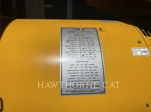 320 KW Caterpillar #XQ350, mobile generator set, serial #X3M00187, 13810 hours, 2013 - Image 7
