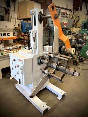 3000 lb. Jaco #JTWP-3016, motorized reel, 16" width, 60" outside dimensions, 16"-20" ID, 5' x4' 5" small - Image 1