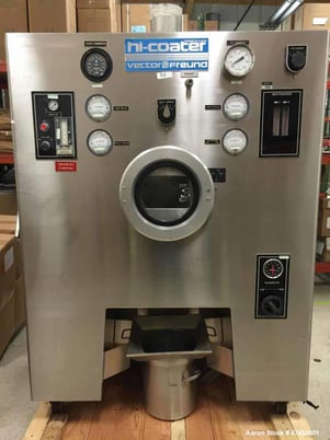 24" Vector Freund #Hi-Coater, Coating Pan, Stainless Steel, 24" diameter x 16" deep Chamber, 5 HP, 230/460 V - Image 1