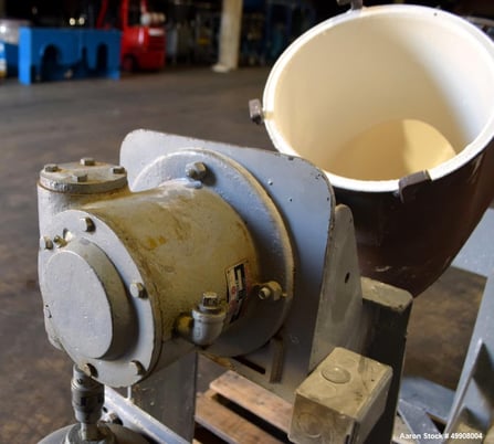 1 cu.ft. Patterson, Carbon Steel twin shell dry blender, 300 lbs./cu.ft., (2) 10" diameter charge ports, 3/4 - Image 10