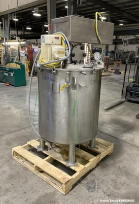 105 gallon Ross #400, Planetary Mixer, Stainless Steel, 32" diameter x 35" straight side, 5 psi @ 77 F - Image 3
