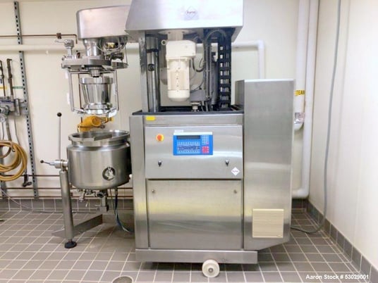 13 gallon Fryma #VME-50/C, Vacuum Paste/Cream Mixer, Stainless Steel, 24 gallon total capacity, 43.5 psi - Image 1