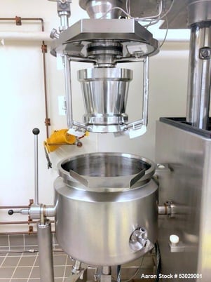 13 gallon Fryma #VME-50/C, Vacuum Paste/Cream Mixer, Stainless Steel, 24 gallon total capacity, 43.5 psi - Image 2