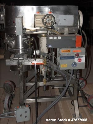 4 gallon Scott Turbon #DP-5-HYD, Planetary Mixer, Stainless Steel, (2) 2" sight/charge ports, 208 V - Image 1