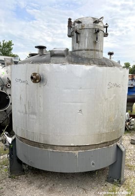 900 gallon Imperial Steel, Reactor, Stainless Steel, Vertical, 75" diameter x 36" straight side, 60 psi @ -20 - Image 2