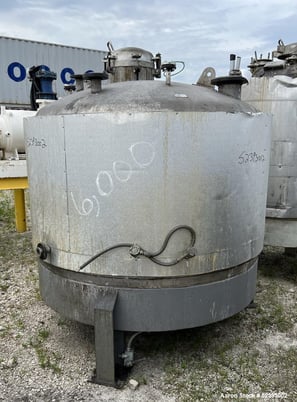 900 gallon Imperial Steel, Reactor, Stainless Steel, Vertical, 75" diameter x 36" straight side, 60 psi @ -20 - Image 3