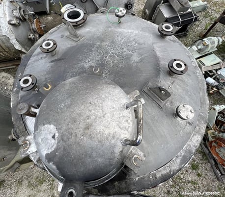 900 gallon Imperial Steel, Reactor, Stainless Steel, Vertical, 75" diameter x 36" straight side, 60 psi @ -20 - Image 5