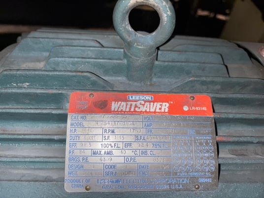 12" gauge x 4.48" Wysong #HS1052-RH, air clutch, SN P75-110, Tag #16384 - Image 8