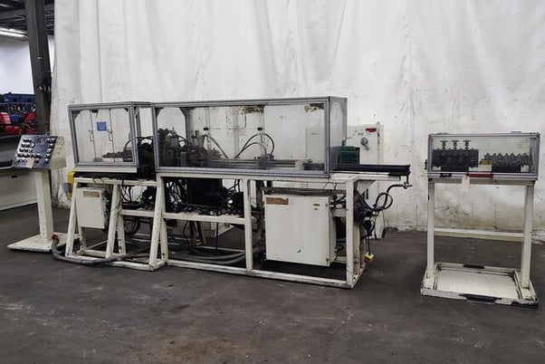 1-1/4" Bertollette #415, tube straightener and cut-off, push button pedestal ctrl, hyd power unit - Image 2