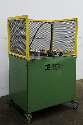 1/2" Integrity Engineering, retube bend machine, 2 bends at a time, machine mounted operator controls - Image 1