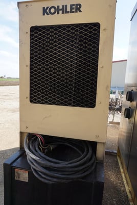 120 KW Kohler, 150 KVA diesel generator, enclosure, bottom tank - Image 2