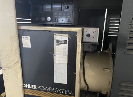120 KW Kohler, 150 KVA diesel generator, enclosure, bottom tank - Image 4