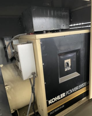 120 KW Kohler, 150 KVA diesel generator, enclosure, bottom tank - Image 7
