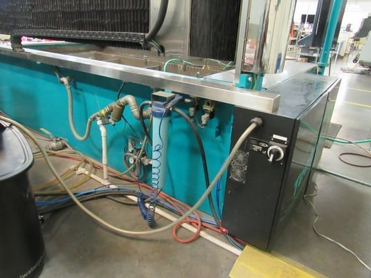 Techni #TJ300-X2, CNC waterjet, 5' 3" x 10' 6" table, 5' x 10' cutting envelope, 55000 psi, 50 HP, 2010 - Image 4
